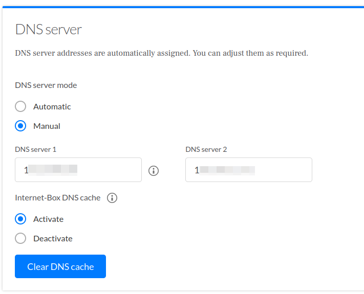 Router DNS configuration