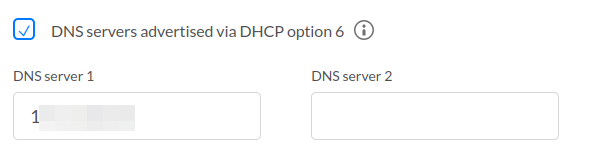 Router DHCP configuration