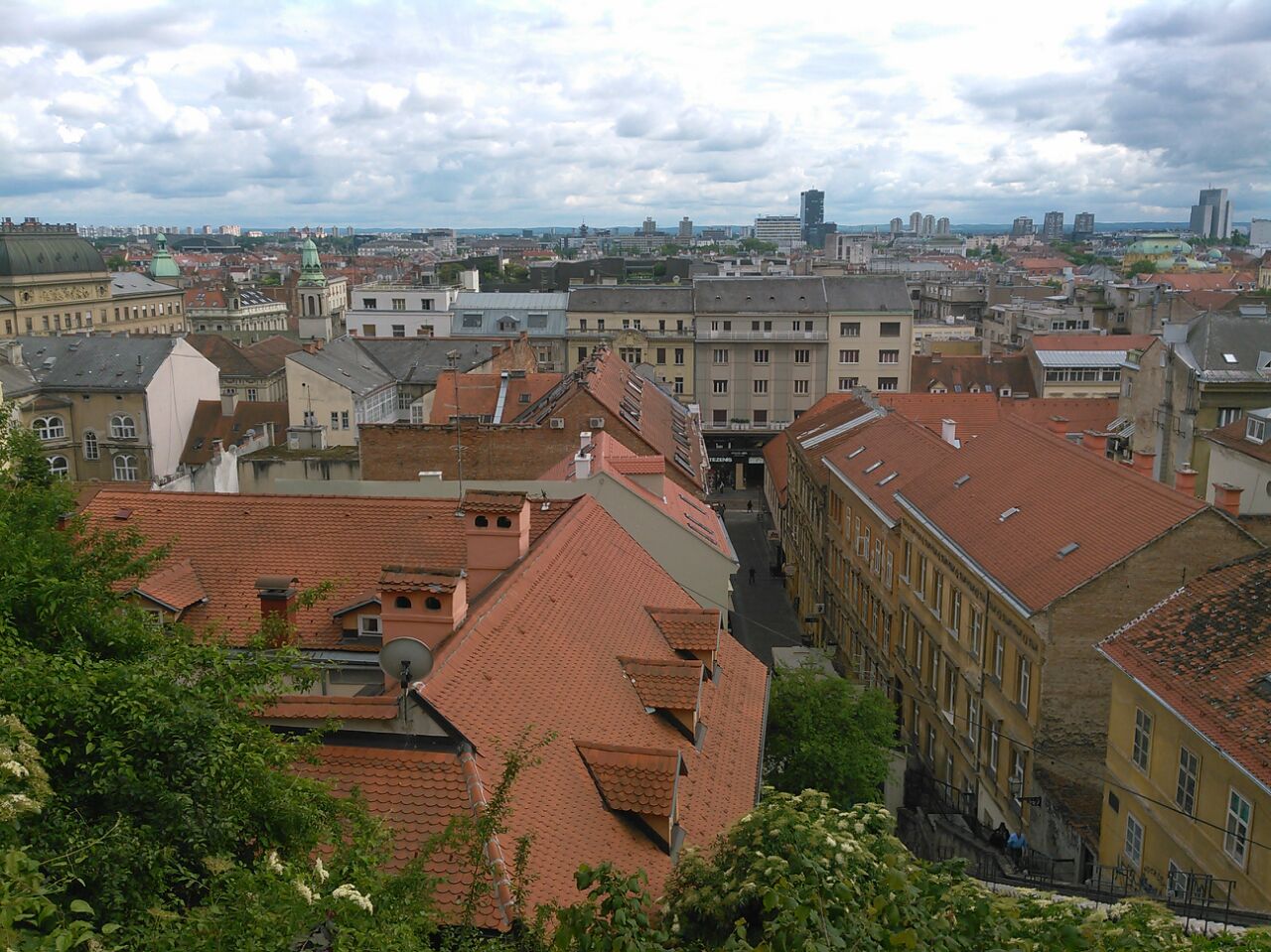 View over the old town