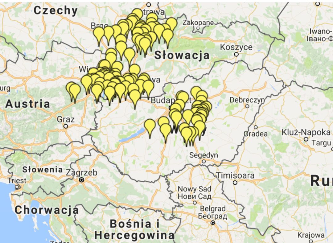 Tracking coverage achieved with the setup above