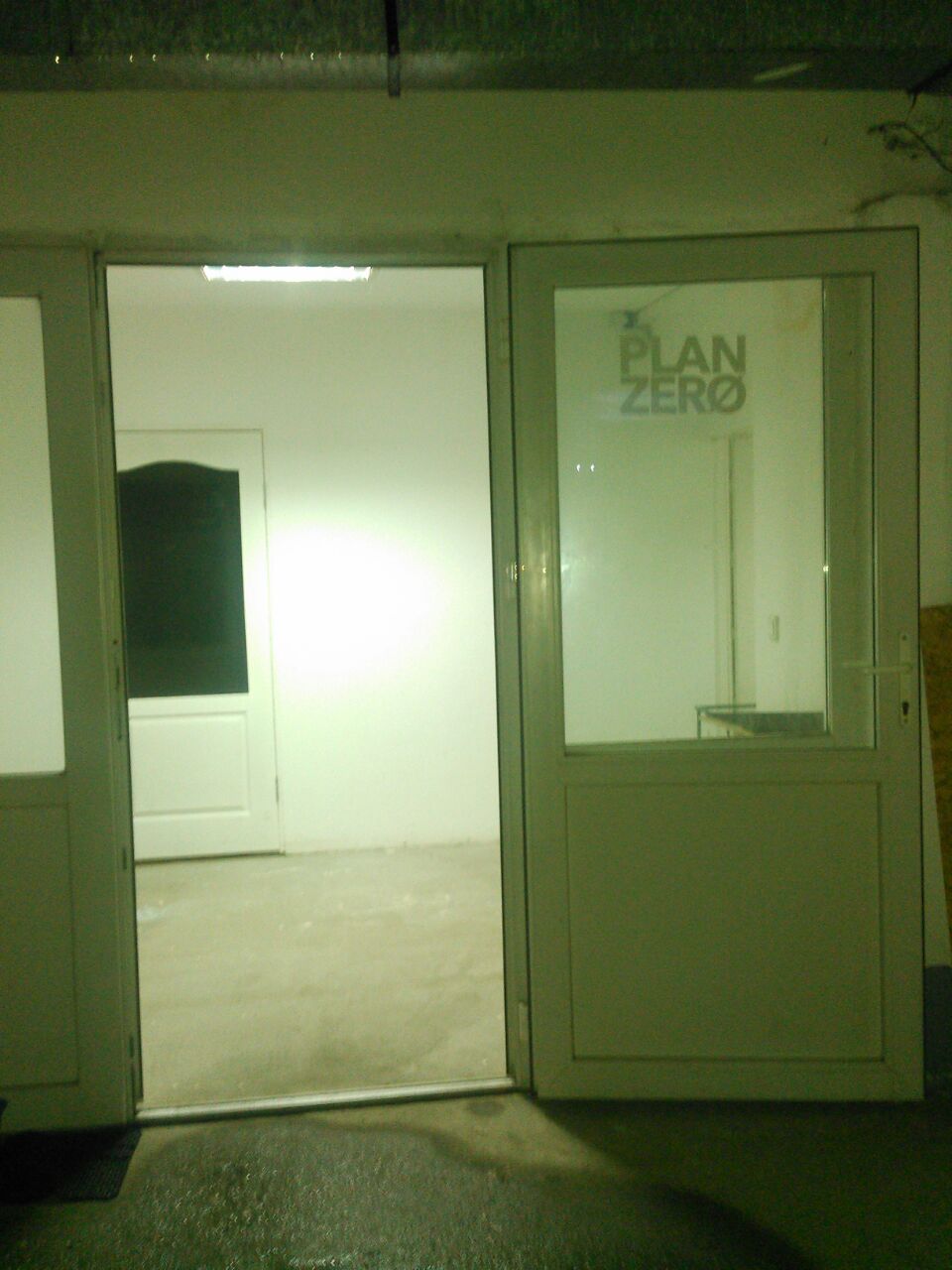 Entry to the Plan Zero hackerspace