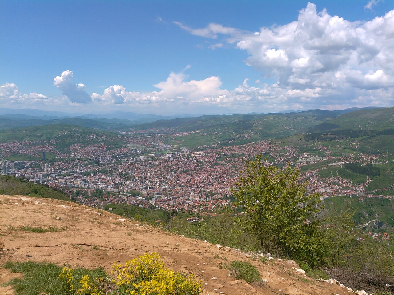 View from Trebević